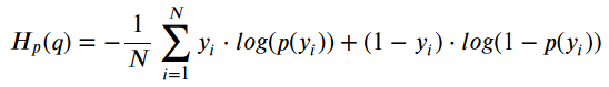 Binary Cross-Entropy / Log Loss